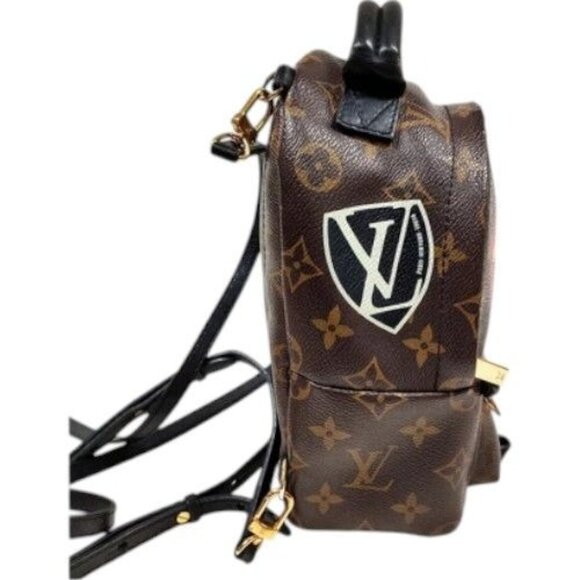 828850BM (X6) Louis Vuitton Backpack Bag Springs Mini World Tour Brown Monogram - Picture 2 of 13